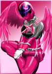  android breasts helmet legs posing queen_vegeta_69 raptor raptor_283 super_sentai uchu_sentai_kyuranger washi_pink wings 