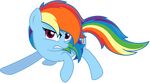 2015 absurd_res alpha_channel angry equine female feral friendship_is_magic godoffury hi_res looking_at_viewer mammal my_little_pony pegasus rainbow_dash_(mlp) solo wings 