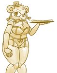  animatronic bear bra clothing crossgender five_nights_at_freddy&#039;s food freddy_(fnaf) legwear machine mammal mechanical panties pizza robot snaxattacks stockings underwear 