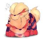  ambiguous_gender arcanine blush canine dog duo from_behind male mammal nintendo penetration pok&eacute;mon steam tongue video_games white_monkey 