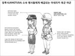  1girl female_soldier gogocherry hat helmet korean sex_slave shirt skirt solo translated uniform 