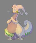  blush erection goodra lumo male nintendo penis pok&eacute;mon slime solo video_games 