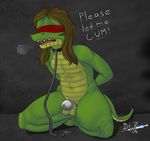  2015 alligator balls blindfold chastity chastity_cage collar cum_denial dr_zombie girly hair kneeling leash long_hair nude orgasm_denial precum reptile russ scalie slave solo 