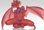  2015 anthro aranel_f&euml;anor_(character) breasts dragon female girly hardyboy horn scalie smile solo tongue tongue_out wings 