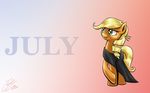  2015 applejack_(mlp) earth_pony equine female feral friendship_is_magic horse lovelyneckbeard mammal my_little_pony pony solo 