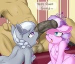  2015 age_difference animal_genitalia anthro anthrofied balls blue_eyes braided_hair cub dialogue diamond_tiara_(mlp) earth_pony english_text equine father_and_daughter fearingfun female filthy_rich_(mlp) friendship_is_magic fur grey_fur group hair horse horsecock incest inside long_hair male male/female mammal my_little_pony nipples nude one_eye_closed penis pink_fur pony purple_eyes silver_spoon_(mlp) spread_legs spreading text tongue two_tone_hair young 