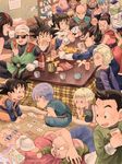  angry bad_id bald black_hair blonde_hair blue_eyes blue_hair bottle brown_eyes bulma card chaozu chi-chi_(dragon_ball) dragon_ball dragon_ball_z drawr drinking dropping eating food glass glasses gloves great_saiyaman green_skin gyuu_mao hair_bun hairband hat johnny_(nana) kotatsu kuririn lying majin_buu marron mr._satan multiple_boys multiple_girls muten_roushi old_man oolong open_mouth piccolo playing_card playing_games pointy_ears puar purple_hair short_hair sitting son_gohan son_gokuu son_goten spiked_hair sunglasses sweatdrop table tenshinhan third_eye trunks_(dragon_ball) vegeta videl yamcha 