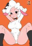  1girl breasts leggy_lamb sheep_girl tagme 
