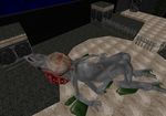  2_toes 3d alien avedusa female grey_body lying nude on_back shark_head toes unknown_species video_games zanzan 