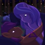  2015 absurd_res anthro anthrofied blue_eyes diamond_tiara_(mlp) duo_focus earth_pony equine female female/female firefly friendship_is_magic fur group hair hi_res horse male mammal marik_azemus34 my_little_pony older orange_fur outside pink_fur pony purple_eyes purple_hair rumble_(mlp) scootaloo_(mlp) silver_spoon_(mlp) sleeping sleeping_bag tattoo two_tone_hair 