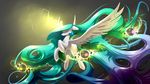  2015 equine female feral friendship_is_magic horn mammal my_little_pony princess_celestia_(mlp) underpable winged_unicorn wings 