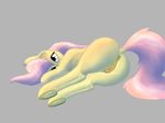  007delta animal:genitalia anus blue_eyes female fluttershy_(mlp) friendship_is_magic hair hooves looking_at_viewer my_little_pony pink_hair plain_background pussy 