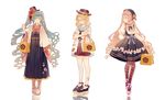  alternate_costume aqua_eyes bag bespectacled blonde_hair blue_eyes blue_hair boots bow crossed_arms flower front-seamed_legwear glasses hair_flower hair_ornament hairclip hakama hat hatsune_miku highres itsia japanese_clothes kagamine_rin kimono long_hair megurine_luka meiji_schoolgirl_uniform multiple_girls one_eye_closed pantyhose pink_hair puffy_sleeves ribbon round_eyewear sailor_collar seamed_legwear short_hair thighhighs top_hat twintails very_long_hair vocaloid yellow_eyes 