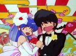  couple couples eyes_closed ranma_1/2 saotome_ranma shampoo_(ranma_1/2) wedding 