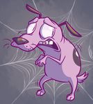  canine cartoon courage courage_the_cowardly_dog dog fur hair male mammal pink_fur solo teeth 