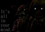  animatronic avian bird canine chica_(fnaf) chicken english_text five_nights_at_freddy&#039;s five_nights_at_freddy&#039;s_3 fox foxy_(fnaf) machine mammal mechanical nightmare_fuel robot scott_cawthon text 