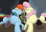  anal anal_penetration animal_genitalia anus balls blue_fur canine_penis clenched_teeth crying cum cum_in_ass cum_in_pussy cum_inside cum_on_penis cutie_mark disembodied_penis double_penetration equine faceless_male female fluttershy_(mlp) friendship_is_magic fur group group_sex hair horse horsecock knot male mammal multicolored_hair my_little_pony open_mouth penetration penis pink_hair pony pussy rainbow_dash_(mlp) rainbow_hair sex tears teeth tongue tongue_out vaginal vaginal_penetration vulapa yellow_fur 