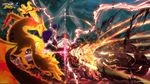  aura battle beam claws destruction epic explosion fangs gyuuki_(naruto) highres horns juubi kurama_(naruto) monster multiple_tails naruto naruto_shippuuden night_sky no_humans official_art single_eye spikes tentacle 