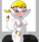  2015 animal_crossing blue_eyes blush breasts chubby cute elephant female long_ears mammal margie nintendo nipples nude open_mouth plain_background pussy pussy_juice sex_toy solo sybian teeth tongue video_games virate-chip 