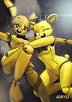  adry53 animatronic bear bow_tie crossgender five_nights_at_freddy&#039;s golden_freddy_(fnaf) hat lagomorph machine mammal mechanical rabbit robot springtrap_(fnaf) top_hat 