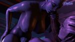  2015 alien anal anal_penetration animated areola asari big_breasts breasts dickgirl dickgirl/dickgirl erect_nipples erection imflain3d intersex intersex/intersex liara_t&#039;soni mass_effect nipples nude penetration penis sex video_games 