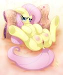  &lt;3 2015 anus areola big_breasts blush breasts dock equine erect_nipples female feral fluttershy_(mlp) friendship_is_magic fur hair joakaha mammal my_little_pony nipples pink_hair pussy smile solo teal_eyes teats underhoof yellow_fur 