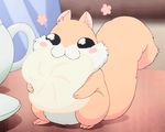  akatsuki_no_yona animal animated animated_gif ao_(akatsuki_no_yona) black_eyes eating no_humans solo squirrel 
