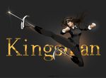  amputee double_amputee flying_kick gazelle_(kingsman) jane_mere kicking kingsman:_the_secret_service prosthesis prosthetic_leg solo 