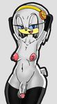  anthro big_breasts big_nipples breasts clothing damian_hodge dickgirl gloves half-closed_eyes intersex legwear nipples penis plain_background solo stockings tongue tongue_out wide_hips zeta zeta_the_echidna 