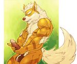  animated arcanine male muscles nintendo pok&eacute;mon shiny_arcanine shiny_pok&eacute;mon video_games 