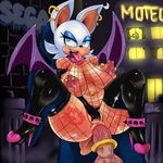  anal anal_penetration anthro areola balls bat big_breasts breasts erect_nipples erection erozer female huge_breasts human male mammal masturbation nipple_piercing nipples outside penetration penis piercing prostitution public pussy rouge_the_bat sega sex sonic_(series) whore 