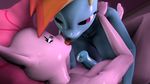  2015 3d animal_genitalia anthro big_breasts blackjr breasts dickgirl duo earth_pony equine erection female friendship_is_magic horse horsecock intersex kissing mammal my_little_pony penis pinkie_pie_(mlp) pony rainbow_dash_(mlp) 