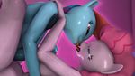  2015 3d animal_genitalia anthro big_breasts blackjr breasts dickgirl duo earth_pony equine erection female friendship_is_magic horse horsecock intersex kissing mammal my_little_pony penis pinkie_pie_(mlp) pony rainbow_dash_(mlp) 