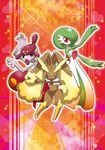  gardevoir hand_on_hip lagomorph lopunny mammal medicham nintendo official_art pok&eacute;mon pok&eacute;mon_mystery_dungeon rabbit team_charm video_games 