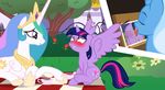  2015 anus badumsquish blanket blush coffee confusion crown cup cutie_mark equine female feral flower friendship_is_magic gold hair horn licking mammal my_little_pony necklace outside photo picnic plant princess_celestia_(mlp) purple_eyes purple_hair pussy saliva tongue tongue_out trixie_(mlp) twilight_sparkle_(mlp) voodoo wing_boner winged_unicorn wings 