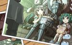  :t android android_(elona) armor armored_boots ascot bad_id bad_pixiv_id bag_of_chips bare_shoulders black_angel_(elona) black_legwear black_wings book bookshelf boots bow couch cravat dutch_angle eating eighth_note elona food great_race_of_yith green_hair hair_bow harusame_(rueken) indoors monster multiple_girls musical_note popcorn purple_hair putit sitting slime snack socks spoken_musical_note twintails watching_television white_legwear wings younger_sister_(elona) 