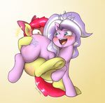  2015 apple_bloom_(mlp) big_butt butt diamond_tiara_(mlp) earth_pony equine facesitting female female/female feral friendship_is_magic horse i_am_nude mammal my_little_pony pony 