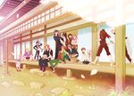  akita_toushirou architecture black_hair blonde_hair blue_eyes blue_hair brown_eyes brown_hair east_asian_architecture eyepatch green_eyes hirano_toushirou hotarumaru ima-no-tsurugi iwatooshi izumi-no-kami_kanesada japanese_clothes male_focus multiple_boys mutsu-no-kami_yoshiyuki namazuo_toushirou open_mouth otegine petals pink_hair ponytail red_hair shokudaikiri_mitsutada silver_hair smile souza_samonji tarou_tachi tonbokiri_(touken_ranbu) tonoko_(cinq5) touken_ranbu yamabushi_kunihiro yamanbagiri_kunihiro 