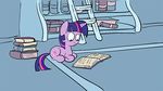  2015 animated blinking book cub cutie_mark dragon duo equine eyes_closed female feral friendship_is_magic hair horn levitation magic male mammal my_little_pony nuk open_mouth sleeping smile spike_(mlp) tongue twilight_sparkle_(mlp) unicorn yawn young 
