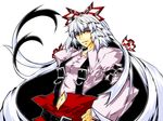  bangs fujiwara_no_mokou long_hair silver_hair solo touhou umiyuki_(darger) 