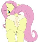  alpha_channel anus blush butt camel_toe clothing colored cutie_mark dotkwa equine female feral fluttershy_(mlp) friendship_is_magic hair horse looking_at_viewer looking_back mammal my_little_pony panties pink_hair plain_background pony presenting presenting_hindquarters pussy rinku solo transparent_background underwear 