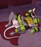  anal animated kissing male male/male monstrous_werecat reach_around teenage_mutant_ninja_turtles 