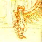  anthro avian breasts canine female flower fluffy fox fur general: harpy invalid_tag mammal plant pussy species: wings zarielcharoitite 