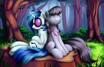  2015 cute duo earth_pony equine female feral friendship_is_magic grennadder horn horse mammal my_little_pony octavia_(mlp) pony unicorn vinyl_scratch_(mlp) 