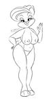  big_breasts bikini_bottoms breasts chubby lagomorph mammal milf mother parent patricia_bunny rabbit shimille wide_hips 