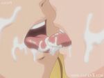  2girls animated animated_gif cum kiss licking multiple_girls saliva sperm the_cage tongue yuri 