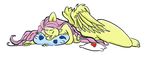  color dream fluttershy_(mlp) friendship_is_magic my_little_pony sleeping wings 