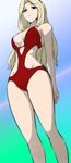  1girl bikini blonde_hair blue_eyes breasts elizabeth_mably elizabeth_mayberry female freezing_(series) large_breasts long_hair solo standing swimsuit 