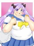  bad_anatomy fat hiiragi_kagami lucky_star purple_hair solo 
