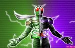  antennae belt bolo electricity kamen_rider kamen_rider_double kamen_rider_w male_focus pose solo 